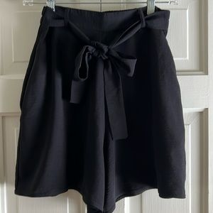 ZARA black dressy shorts- size S